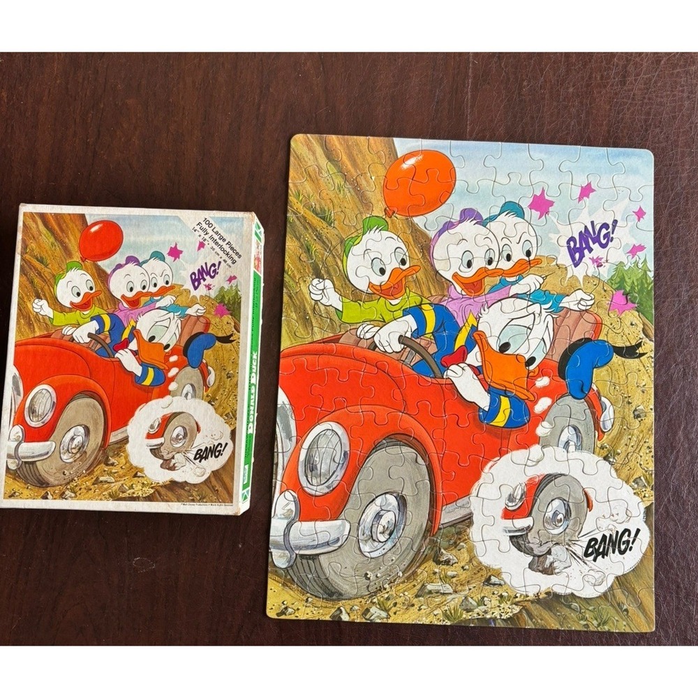 Vintage Whitman Walt‎ Disney Donald Duck & Nephews 100 Piece Puzzle